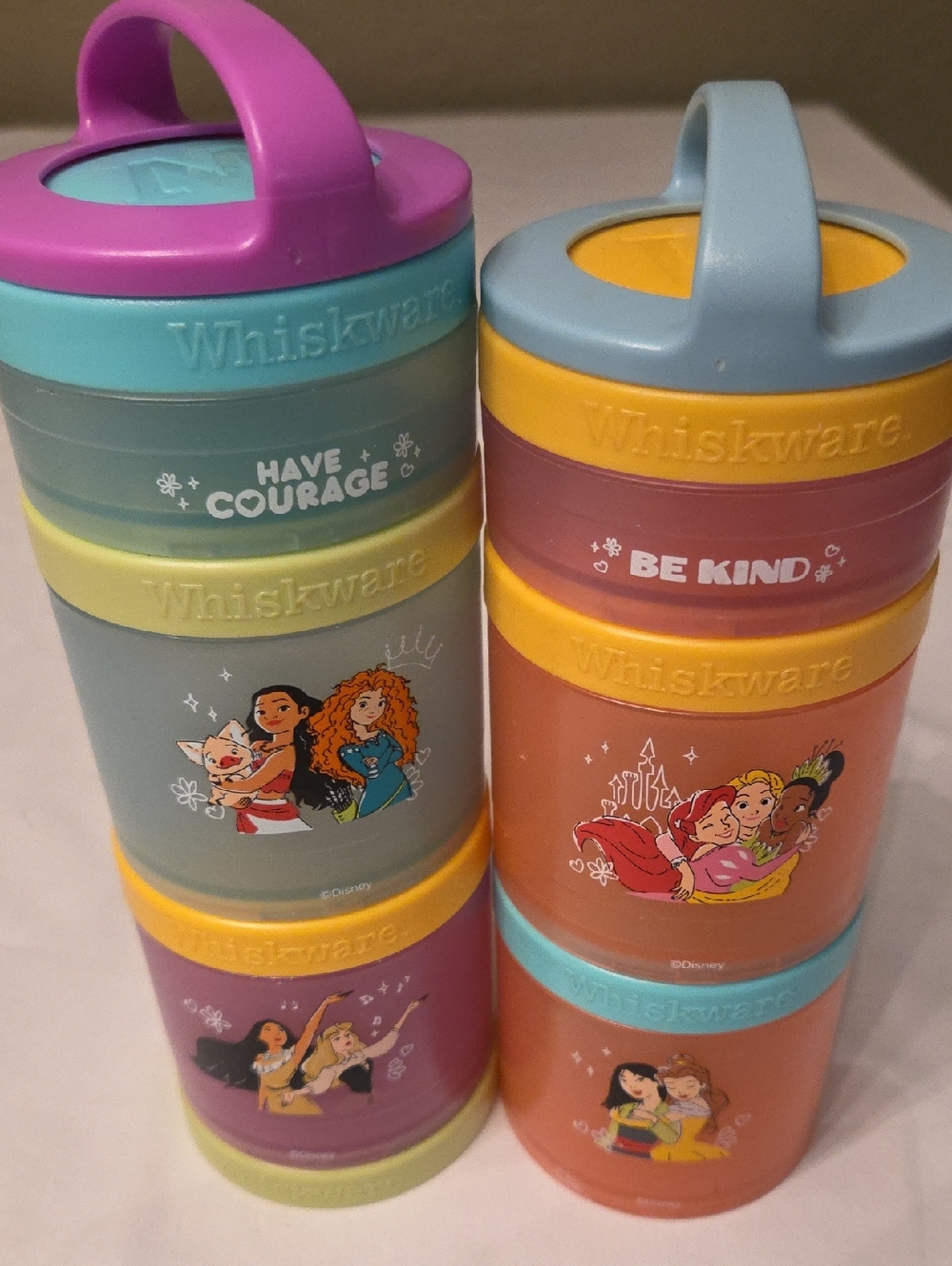 Whiskware Disney Princess Stackable Snack Containers - Multicolor - Picture 4 of 10
